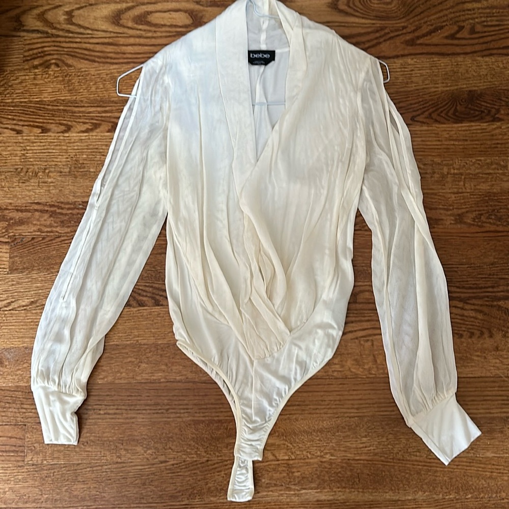 Bebe The Date Bodysuit Sheer